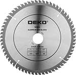 Диск пильный по алюминию Deko MSB64, 210x254-30 мм, 64T (063-4350) серебристый - фото 1