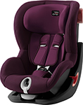 фото Автокресло britax roemer king ii black series burgundy red trendline 2000030812