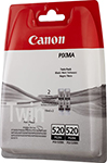 

Набор картриджей Canon PGI-520 BK Twin 2932 B 012 Чёрный
