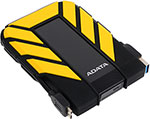 Внешний жесткий диск, накопитель и корпус ADATA USB 3.0 1Tb AHD710P-1TU31-CYL HD710Pro DashDrive Durable 2.5'' черный/желтый внешний жесткий диск adata dashdrive durable hd650 2тб ahd650 2tu31 crd