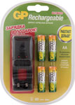 

Зарядное устройство и аккумуляторы GP PB330GS250BB7-CR4 и AA 2500mAh 4шт. GP PB330GS250BB7-CR4 /10