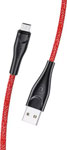 Кабель Usams SJ395 USB - Type-C (2 м) нейлоновая оплетка, красный (SJ395USB02) usb кабель borofone bx32 1m 3a type c красный нейлоновая оплетка