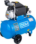 Компрессор DGM AC-153 (260 л/мин, 8 атм, коаксиальный, масляный, ресив. 50 л, 220 В, 1.8 кВт)