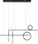 

Люстра подвесная Arte Lamp A2610SP-85BK черный, Черный/золотистый