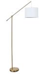 

Торшер Arte Lamp A4054PN-1PB полированная медь, Бронзовый/белый