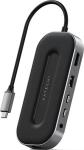 USB-C адаптер Satechi USB4 Multiport Adapter with 2.5G Ethernet, серый космос (ST-U4MGEM)