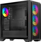

Компьютерный корпус Xastra A500 4ARGB Black (A500-BK-FC120ARGB-4F-GL), Черный