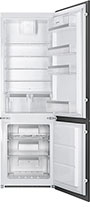 фото Встраиваемый двухкамерный холодильник smeg c8173n1f