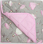 Коврик детский стёганный Amarobaby Soft Mat 115х115 см, Мечта (серый/розовый) AB2165SMGBS/11 манеж кровать amarobaby stitch прямоугольный серый