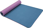 Коврик для йоги и фитнеса Bradex 183х61х0,6 TPE двухслойный фиолетовый валик для фитнеса туба про bradex sf 0814 фиолетовый