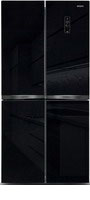 Многокамерный холодильник Ginzzu NFI-4414 черное стекло многокамерный холодильник ginzzu nfk 575 шампань