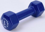 Гантель Original FitTools FT-VWB-1 2 кг синий разборная гантель для силовых тренировок urm