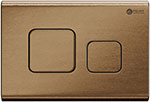 Клавиша смыва Point Афина, для инсталляции, бронза брашированная (PN44041BB)