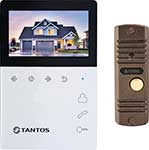Комплект видеодомофона Tantos Elen Kit, медь комплект видеодомофона skybeam 1080р 7