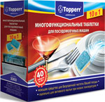 Таблетки для посудомоечных машин Topperr 40 шт. 3303 от Холодильник