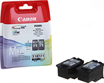 

Набор картриджей Canon PG-510/CL-511 2970 B 010 Чёрный/Цветной