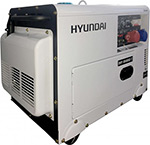 Электрический генератор и электростанция Hyundai DHY 8500SE-T