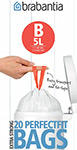 

Мешки для мусорных ведер Brabantia 5л 20шт 311741