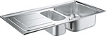 фото Кухонная мойка grohe k300 sink 60 -s 97/50 1.5 rev 31564sd0