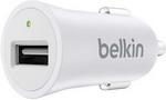 фото Автомобильное зарядное устройство belkin 1xusb 2 4а белый (f8m730btwht)
