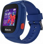 Детские часы с GPS поиском Aimoto Kid Кнопка жизни Робот синий  8001102