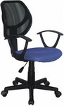Кресло Brabix ''Flip MG-305'', ткань TW, синее/черное, 531919 кресло с подлокотниками brabix fly mg 396 сетка оранжевое черное 532084