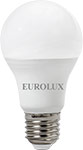 Лампа Eurolux LL-E-A60-15W-230-2,7K-E27 (груша, 15Вт, тепл., Е27) белый