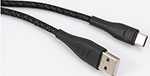 фото Кабель usams sj395 usb - type-c (2 м) нейлоновая оплетка черный (sj395usb01)