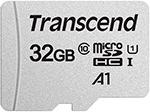 Карта памяти Transcend MICRO, SDHC, 32 GB, CLASS10 (TS32GUSD300S) карта памяти transcend micro sdhc 32 gb class10 ts32gusd300s