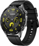 Умные часы Huawei Watch GT 4 PNX-B19, 55020BGT, Black Fluoroelastomer умные часы huawei watch gt 4 pnx b19 55020bgt black fluoroelastomer