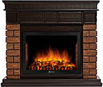 Портал Firelight Bricks Wood 25, камень темный, шпон венге (НС-1287017) портал firelight moderno 25 шпон чёрный дуб нс 1241830