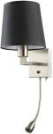 

Бра Arte Lamp A9246AP-2SS матовое серебро, Черный/серебристый