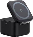 

Беспроводное ЗУ Baseus Magpro 2в1, 25W, черный (P10264100123-00)