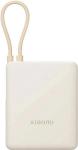 Внешний аккумулятор Xiaomi Power Bank, 10000 mAh, 33W, Integrated Cable, Tan GL (BHR9333GL)