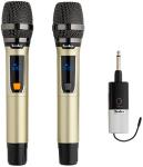 

Система беспроводных микрофонов Tesler WMS-720, Золотистый