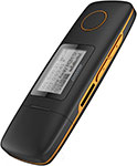Flash плеер Digma U3 4Gb черный/оранжевый