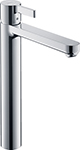 фото Смеситель для раковины hansgrohe metris s 251 мм со сливным гарнитуром 5 л/мин 31 022 000