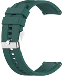 Ремешок для часов Red Line универсальный силиконовый рельефный, 20 мм, зеленый