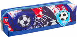 Пенал-косметичка Юнландия полиэстер, ''Football'', синий, 19х4х6 см, 270270