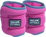 Комплект утяжелителей Original FitTools весом 1 кг пара, розовые, FT-AW01-FP