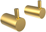 Комплект одинарных крючков Iddis Petite, матовое золото (PET2G02i41) фиксатор аллюр bk r1 sb 3176 11 195 матовое золото