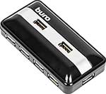 Разветвитель USB Buro BU-HUB7-U2.0, 7 портов, черный usb разветвитель defender quadro swift usb2 0 7 портов 83203