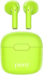 Беспроводные наушники Pero TWS05 COLORFUL, Green наушники smartbuy jazz green