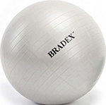 Мяч для фитнеса Bradex ФИТБОЛ-65 с насосом SF 0186 мяч для фитнеса bradex фитбол 65 с насосом sf 1022 мятный