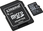 

Карта памяти Kingston 16GB microSDHC Class 10 UHS-I U1 (SDCS/16GBSP)