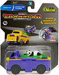 Машинка 1 Toy Transcar Double: Панда-кар – Грузовик для перевозки тростника, 8 см, блистер машинка 1 toy transcar double автофургон – самосвал 8 см блистер