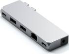 Хаб Satechi Pro Hub Mini, серебристый (ST-UCPHMIS)