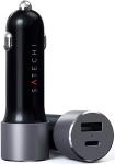 

Автомобильное ЗУ Satechi 72 W, Type-C PD, Car Charger, серый космос (ST-TCPDCCM), Черный/серый