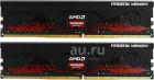 Оперативная память AMD DDR4 16GB (2x8GB) 3200MHz Radeon R9 Black (R9S416G3206U2K)