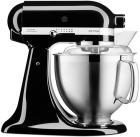 Планетарный миксер KitchenAid Artisan, 5KSM185PSEOB, с откидным блоком, 4.8 л, черный
